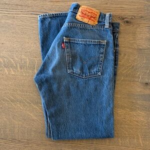 Levi's 501 Men's Denim Straight Leg Jeans in Blue